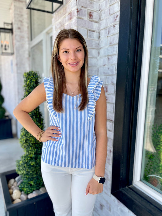 Bows & Stripes Top