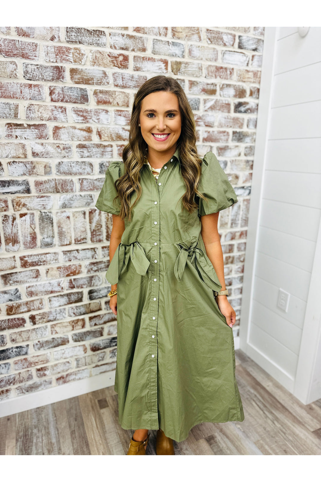 Sage & Sophistication Midi Dress