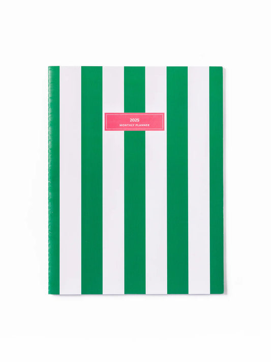 2025 Large Monthly Planner | Cabana Green