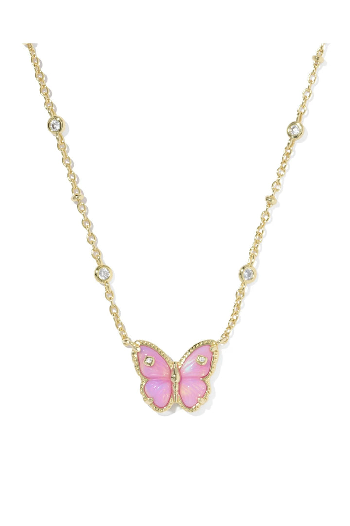 Kendra Scott| Cailey Butterfly Gold Short Pendant Necklace
