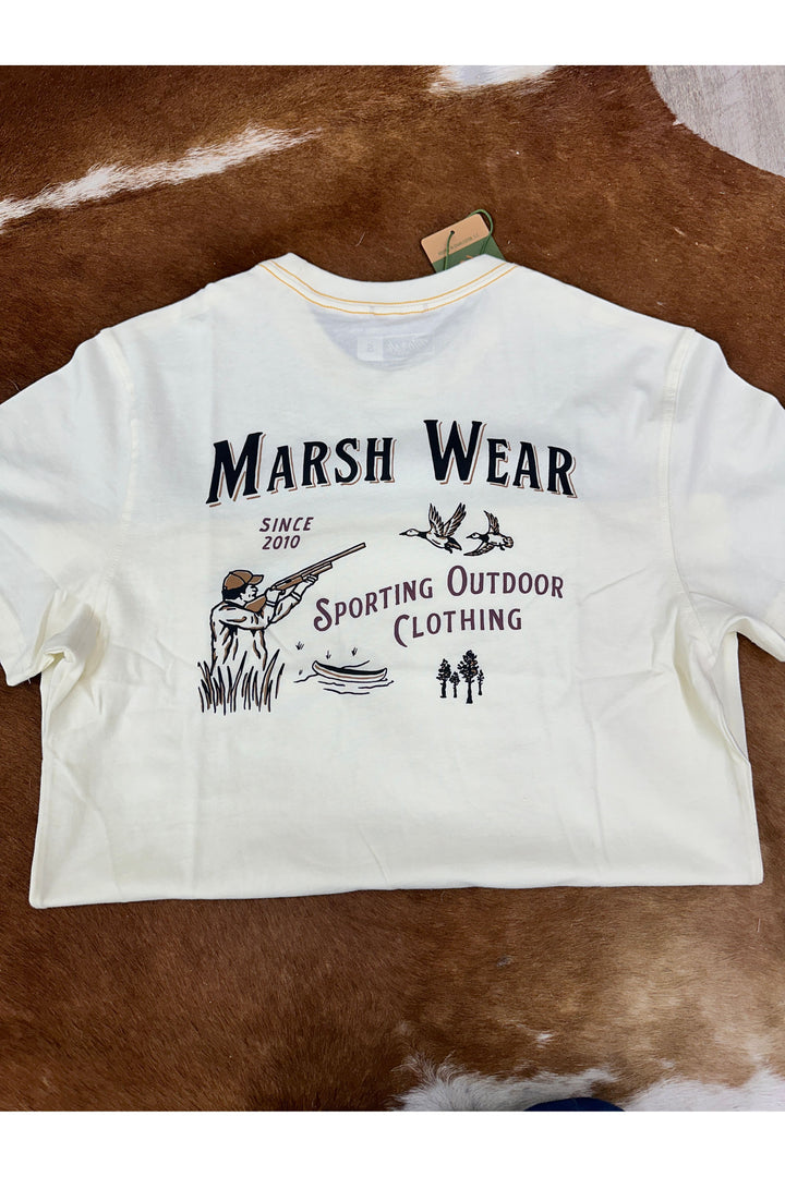 Marsh Wear | Sportsman Vintage White Tee