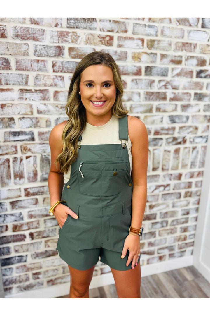 Marsh Wear | Women’s Escape Shortalls - Thyme