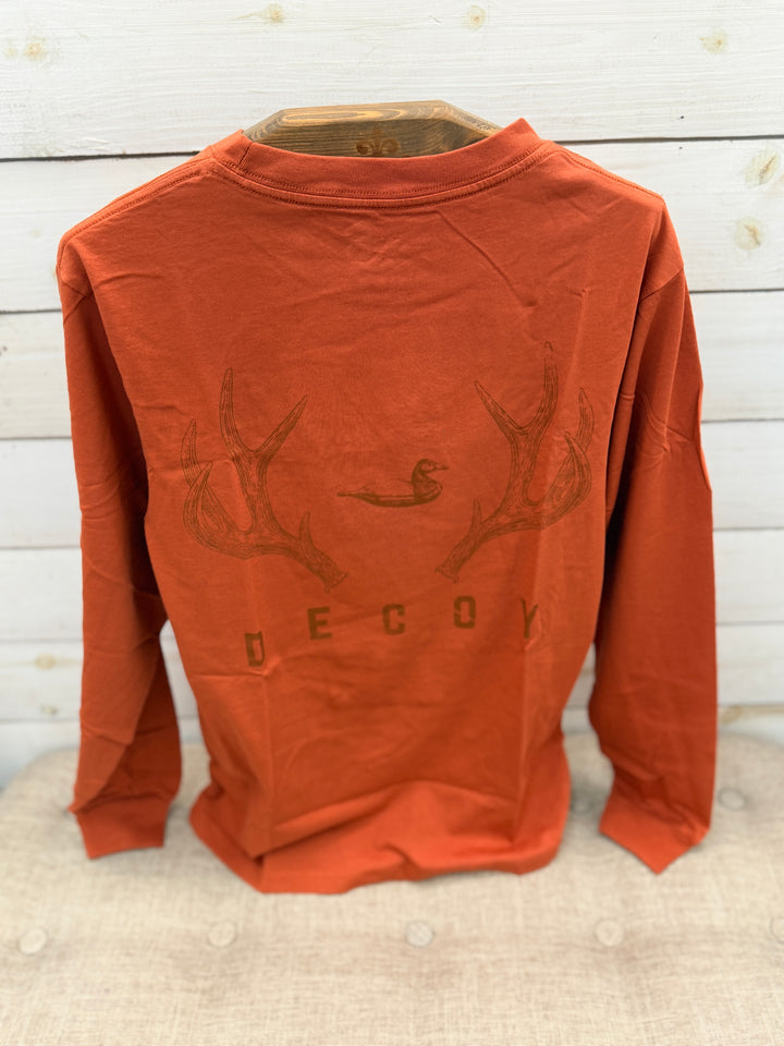 Dixie Decoy | Deer Antlers Long Sleeve Tee