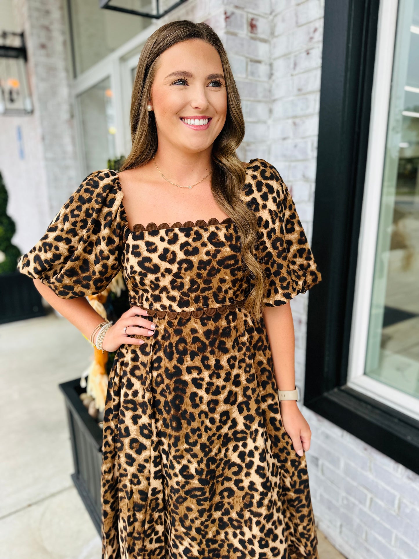 Cheetah Midi Dress