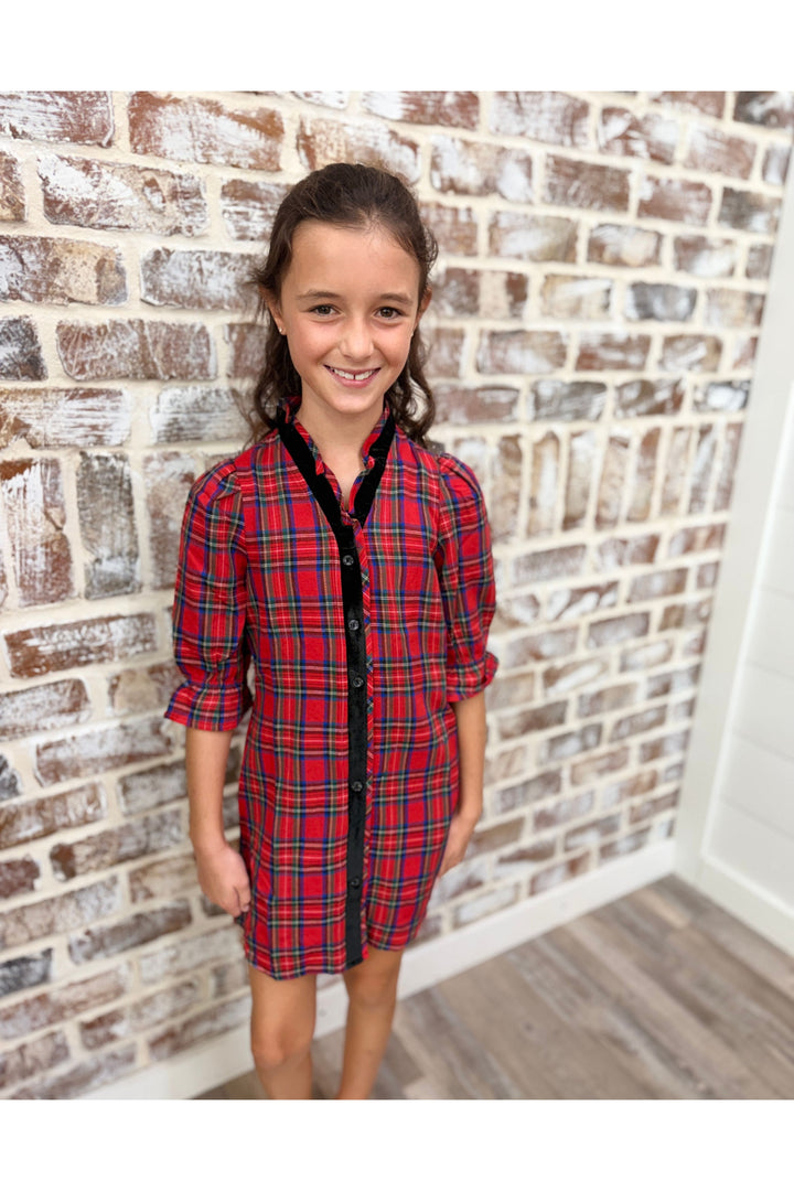 Youth | Plaid Classic Christmas Dress