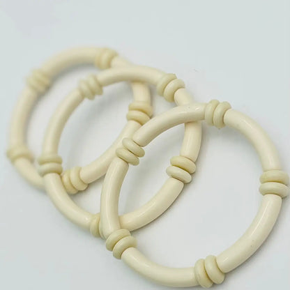 Tube Bracelet Set (ecru)