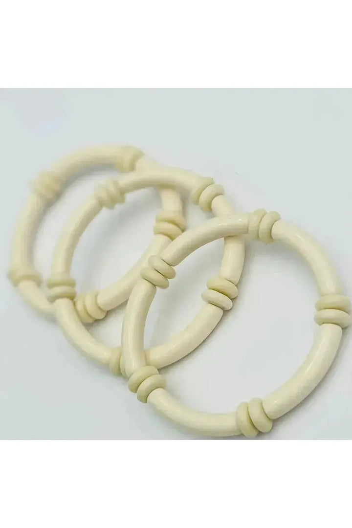 Tube Bracelet Set (ecru)
