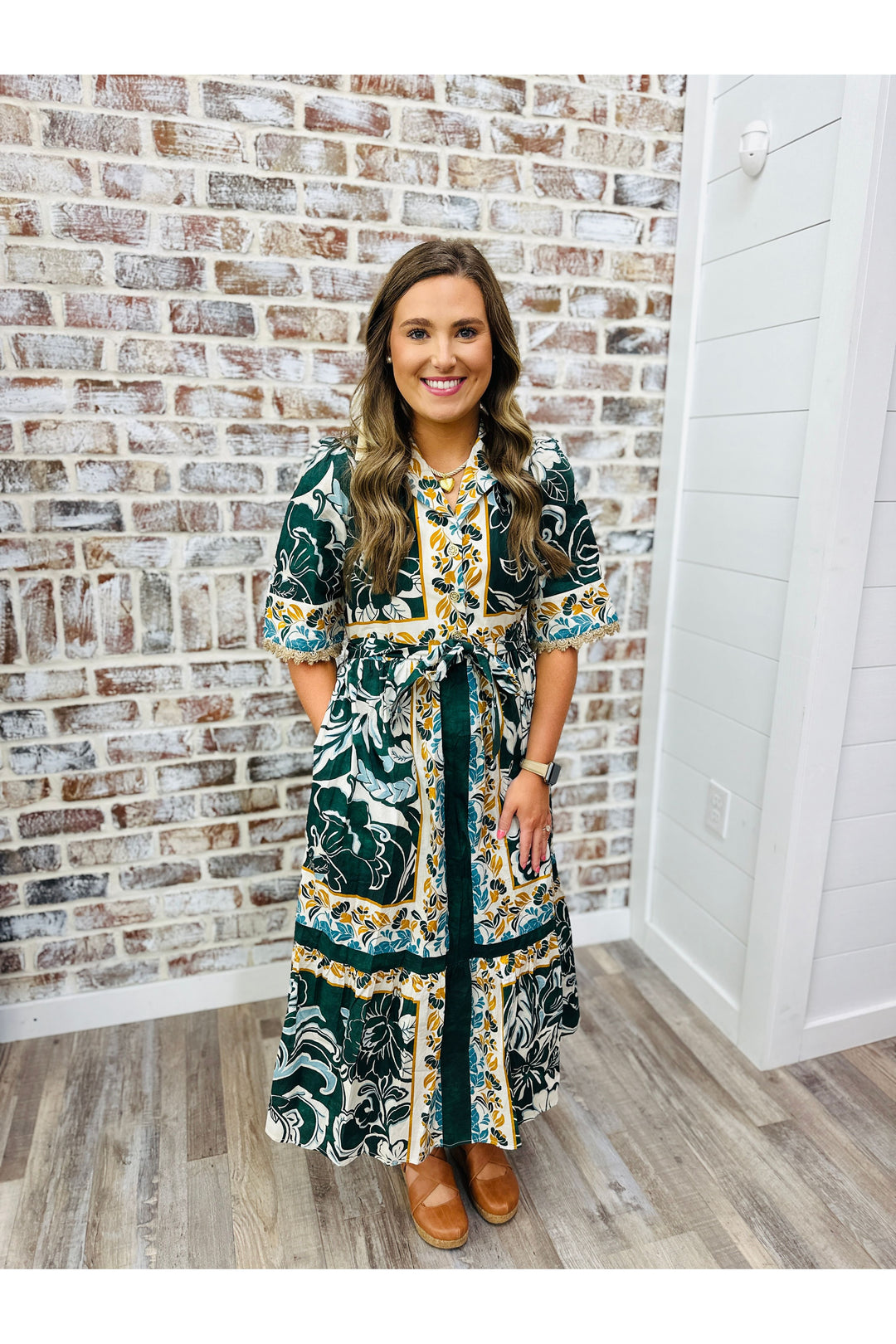 Date& dinner dress floral print