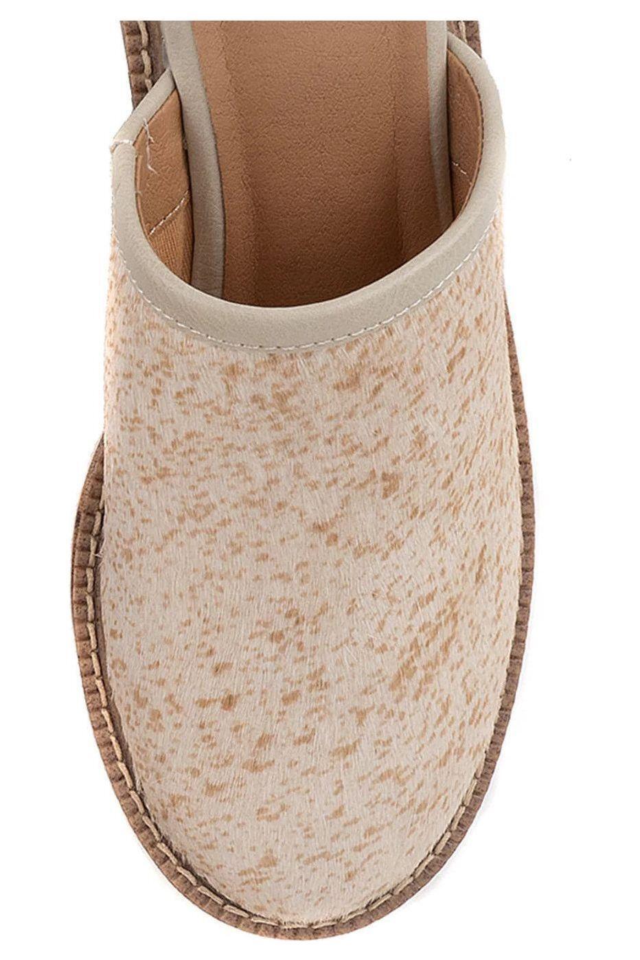 Baylor Platform Clog~ Real Fur