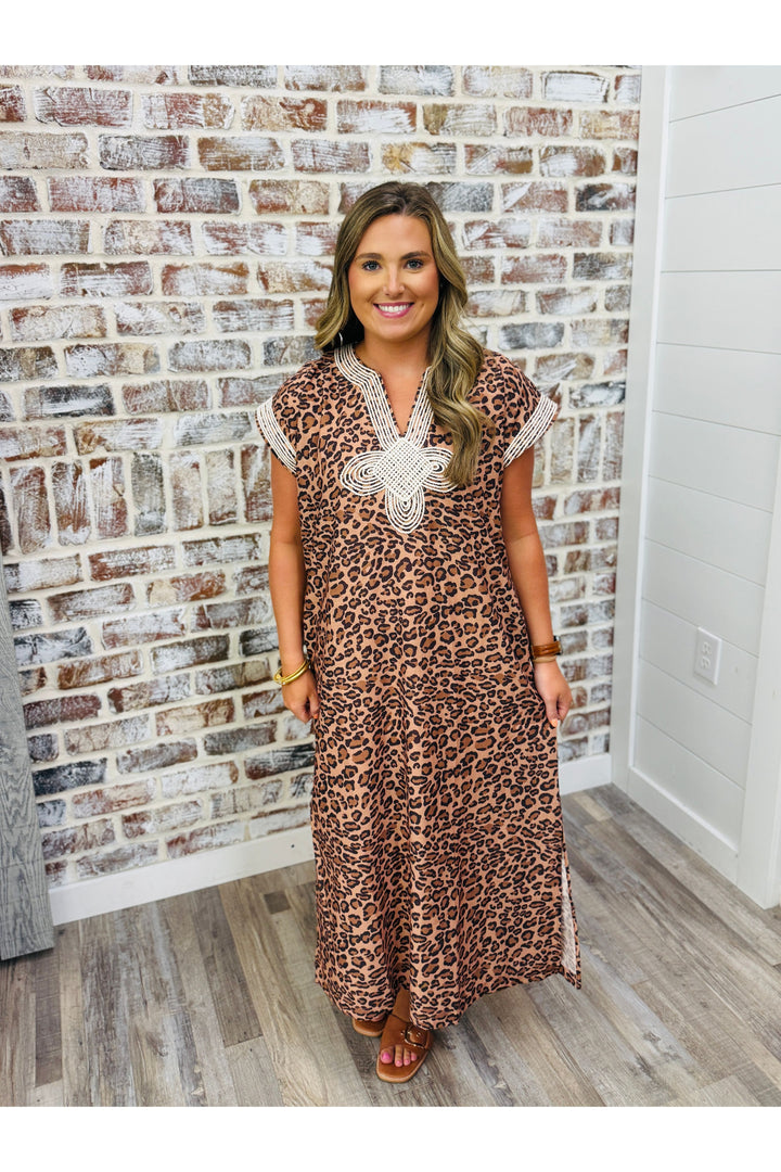 Leopard Luxe Maxi Dress