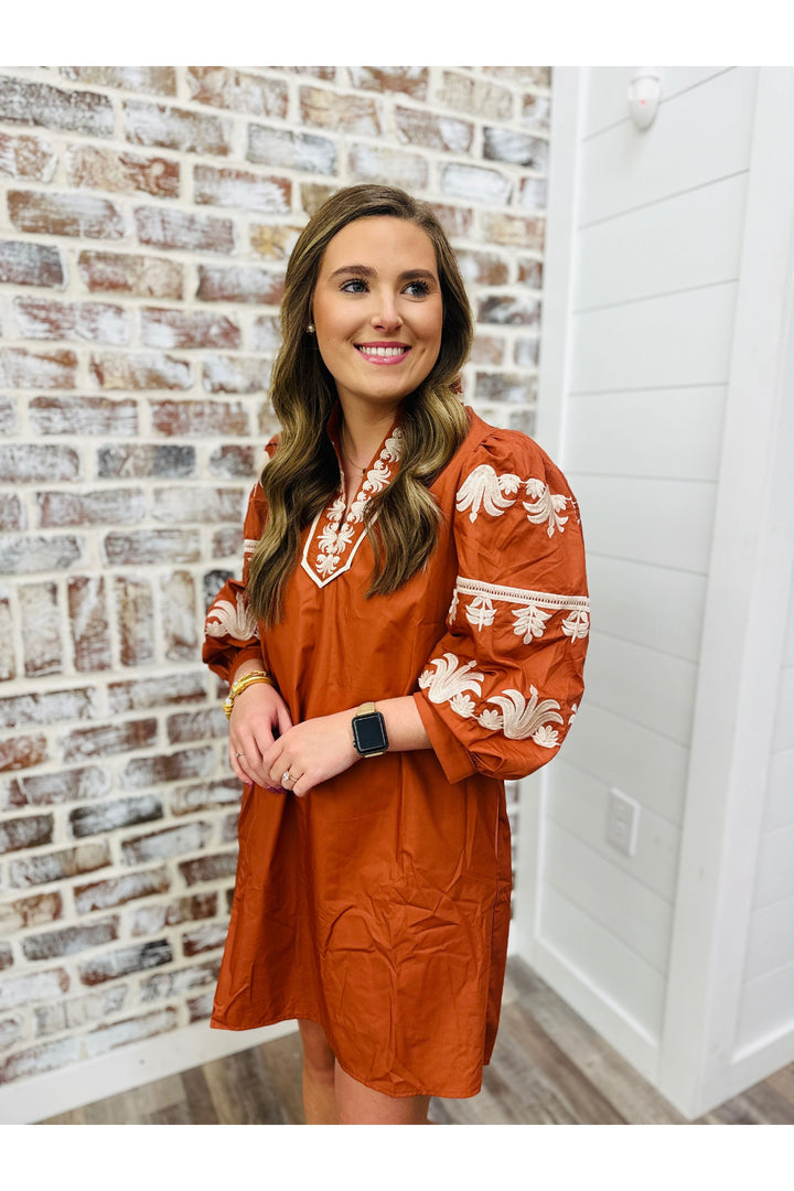 Embroidered Moments Dress