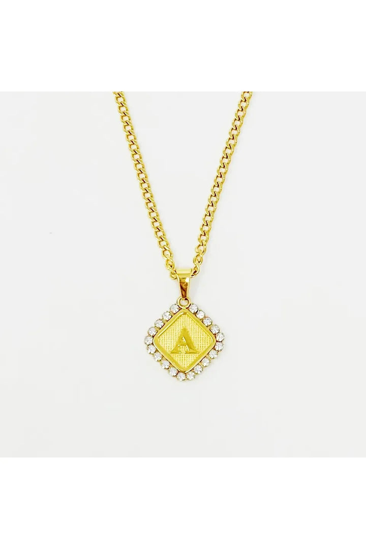 Aztec Delight Initial Necklace
