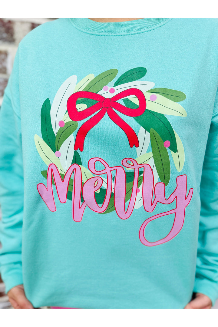 Merry Wreath Sweatshirt