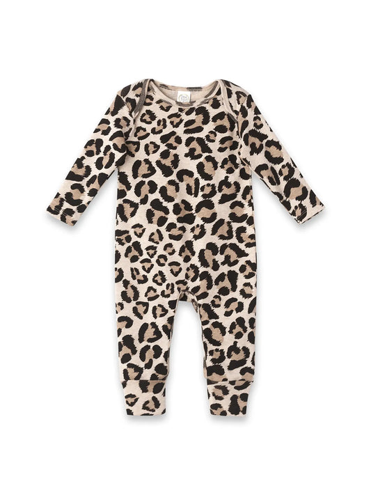 Baby Girl's Leopard Cotton Romper