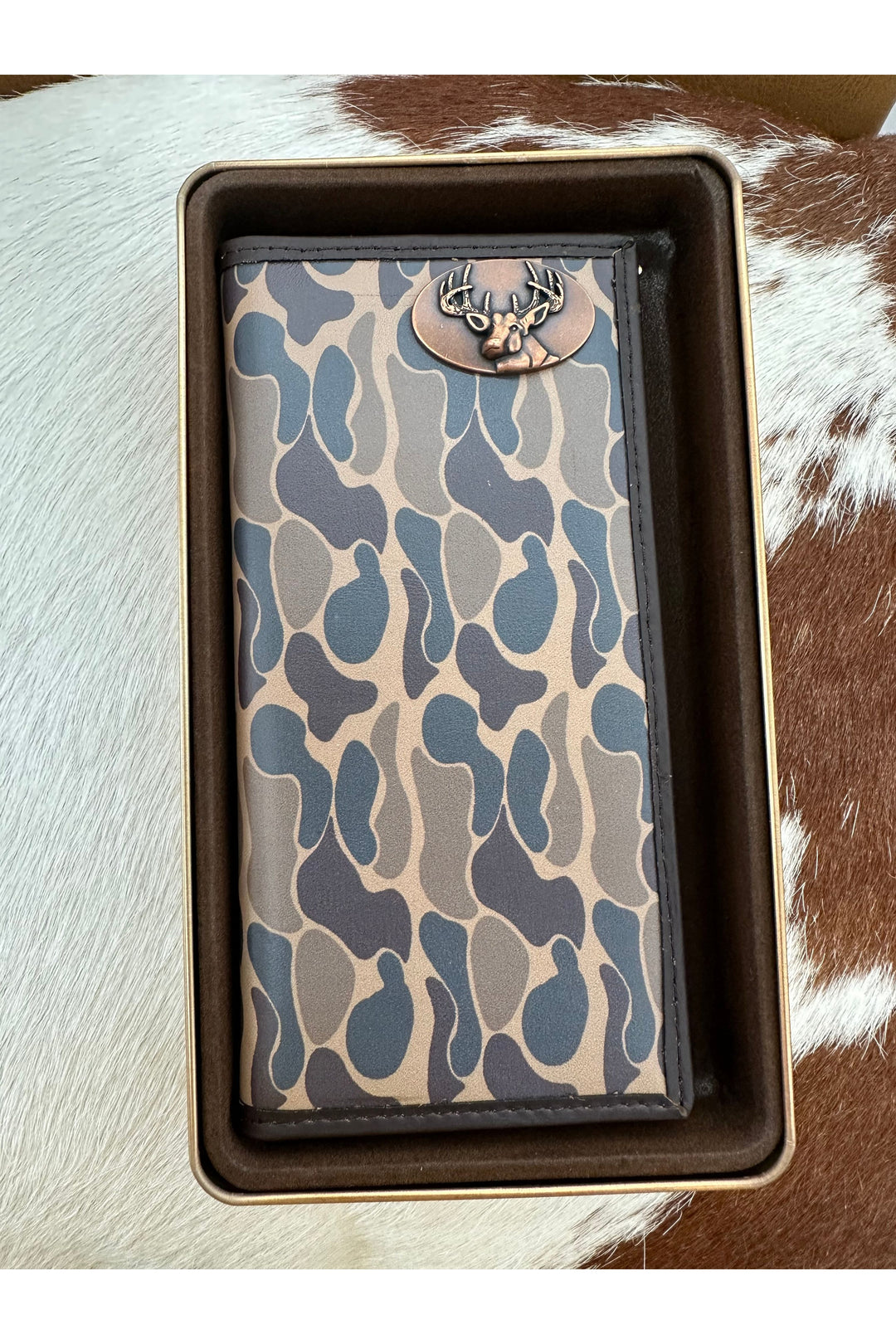 Old School Camo Long Wallet
