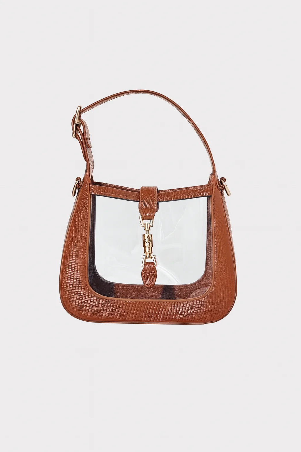 Clearly Handbags | The Paige in Saddle