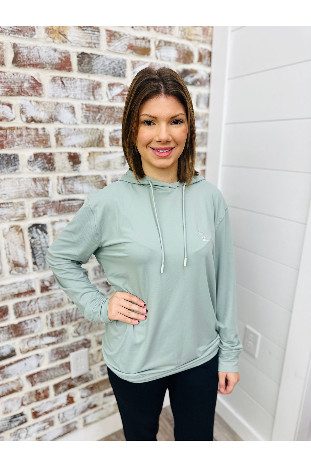 Local Girl Hemlock Hoodie - Sage