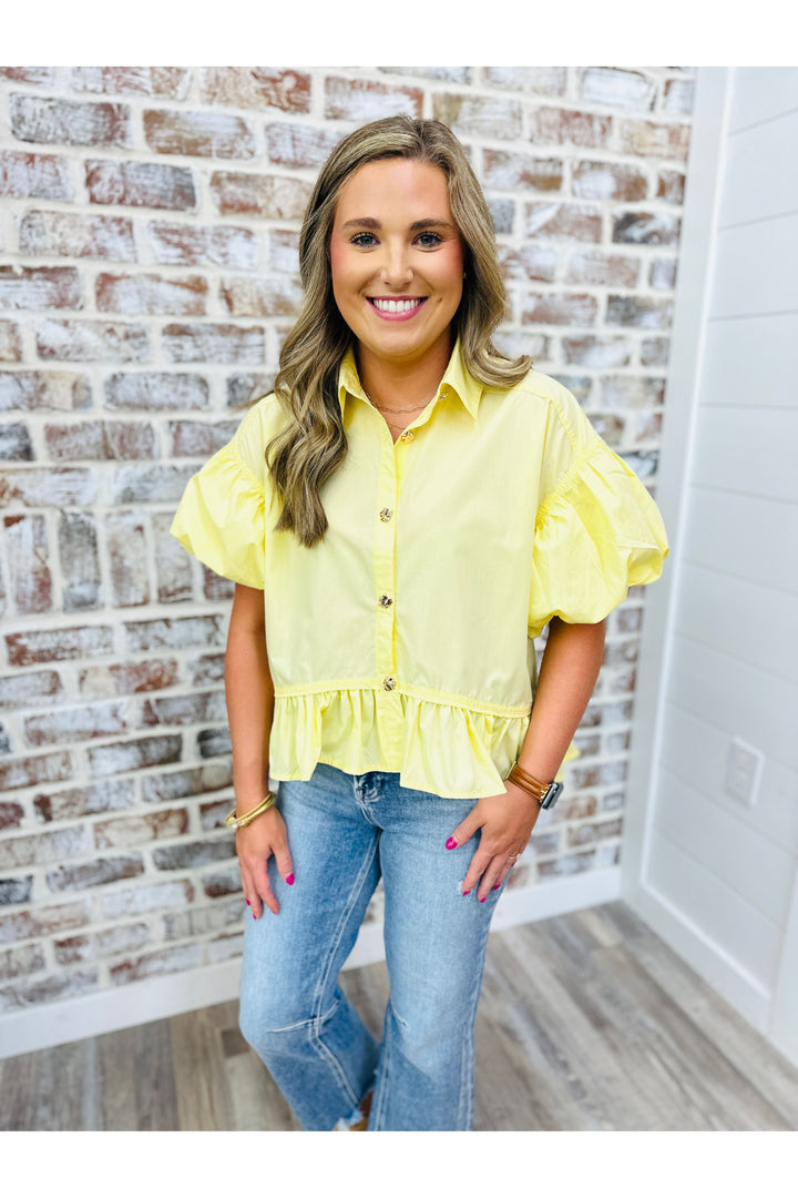 Yellow Charm Top