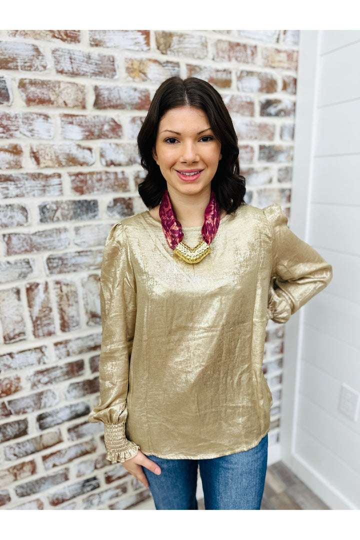 Gold Glam Top