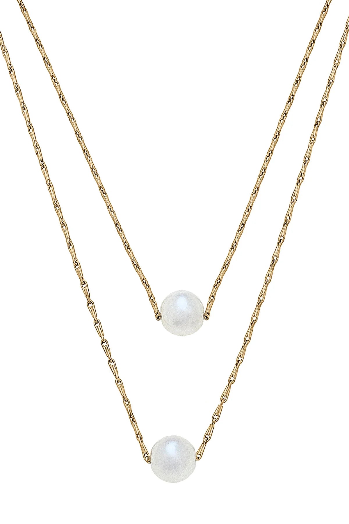 Audrey Layered Pearl Necklace