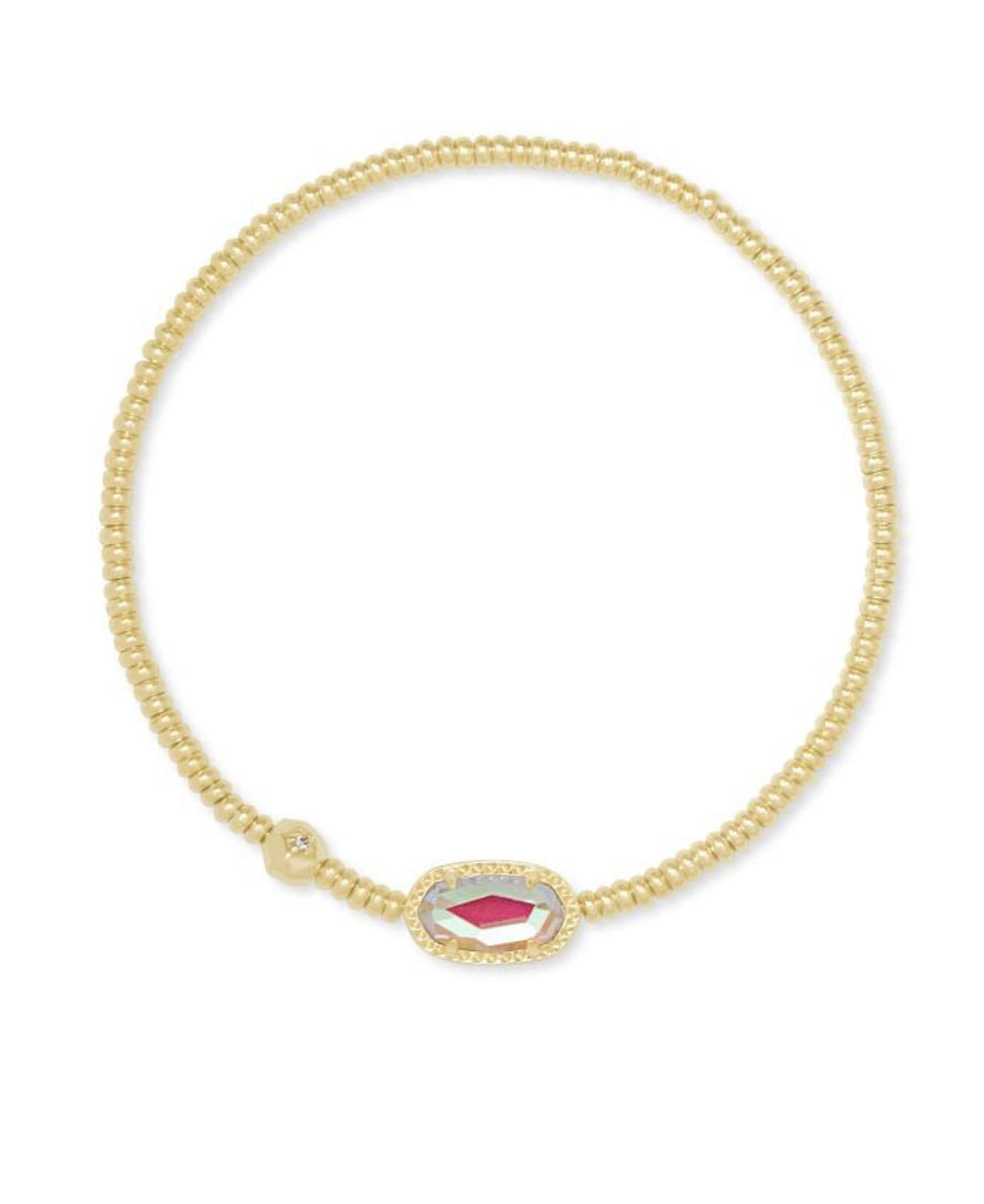 Kendra Scott| GRAYSON STRETCH BRACELET GOLD DICHROIC GLASS