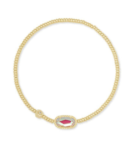 Kendra Scott| GRAYSON STRETCH BRACELET GOLD DICHROIC GLASS