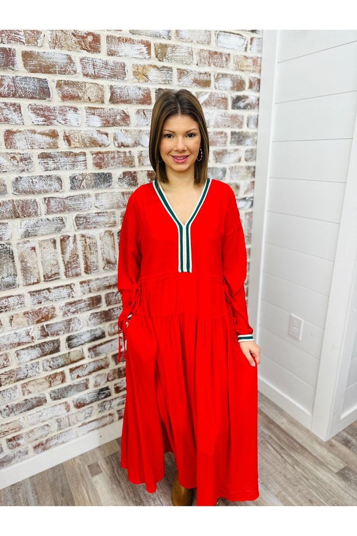 Christmas Card Ready Maxi Dress