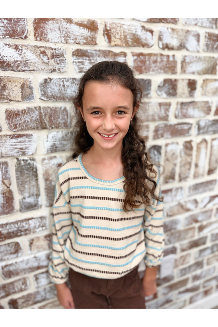 Girls Stitched Sweater