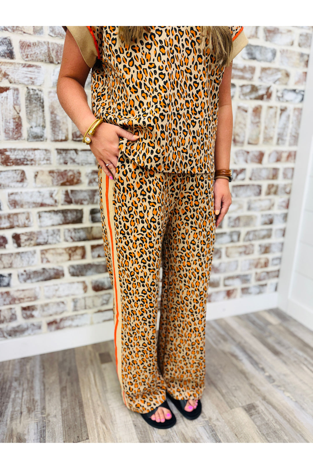 Orange Crush Leopard Pants