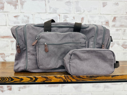 2 pc Canvas Duffle Bag ~ Viral TikTok Bag