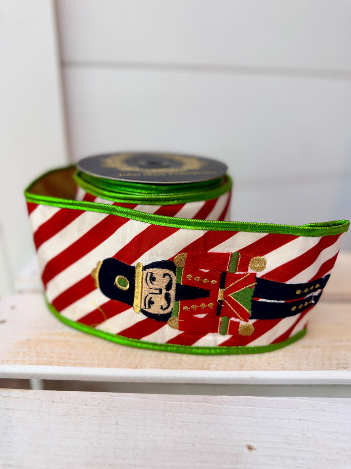 John Mark | Nutcracker Print Metallic Dupion Back 4x10yd