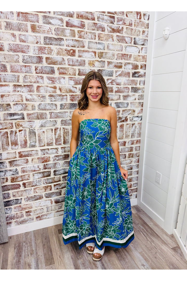 Flourish Flowers Midi Dress