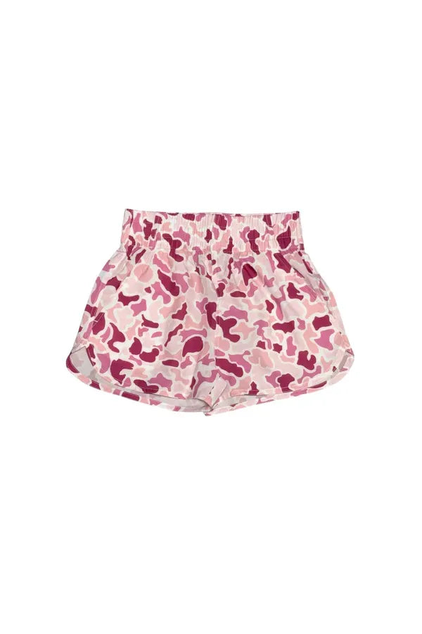 Local Girl | High Waisted Volley Shorts in Localflage Pink