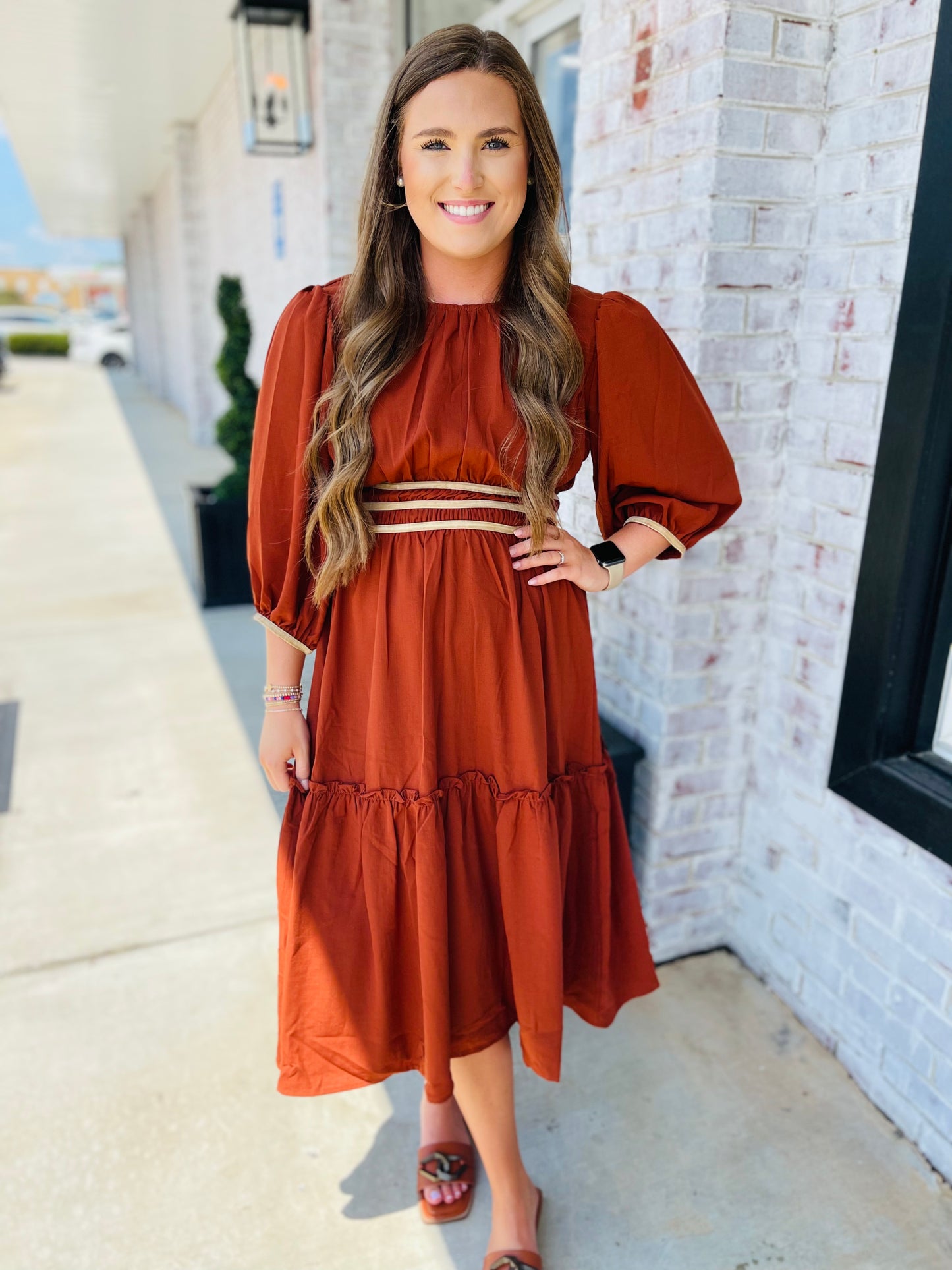 Cinnamon Midi Dress