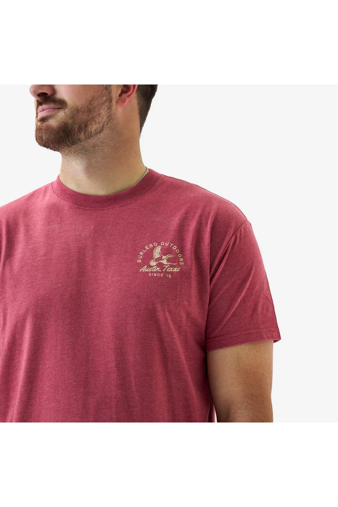 Burlebo SS Tee - Classic Duck - Heather Red
