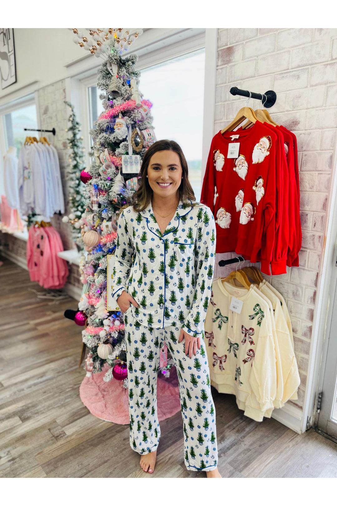 Mary Square Fancy & Festive PJS