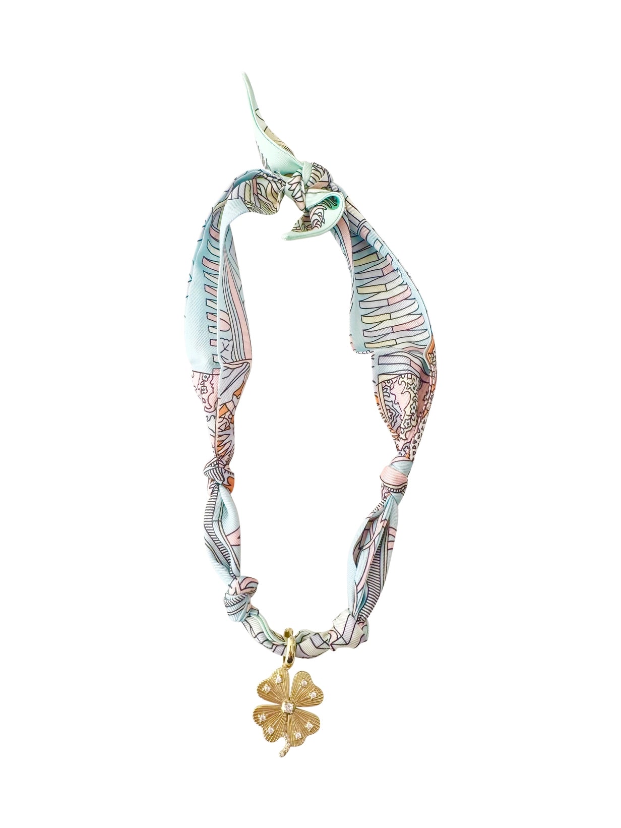 Gemelli Costa Scarf Necklace