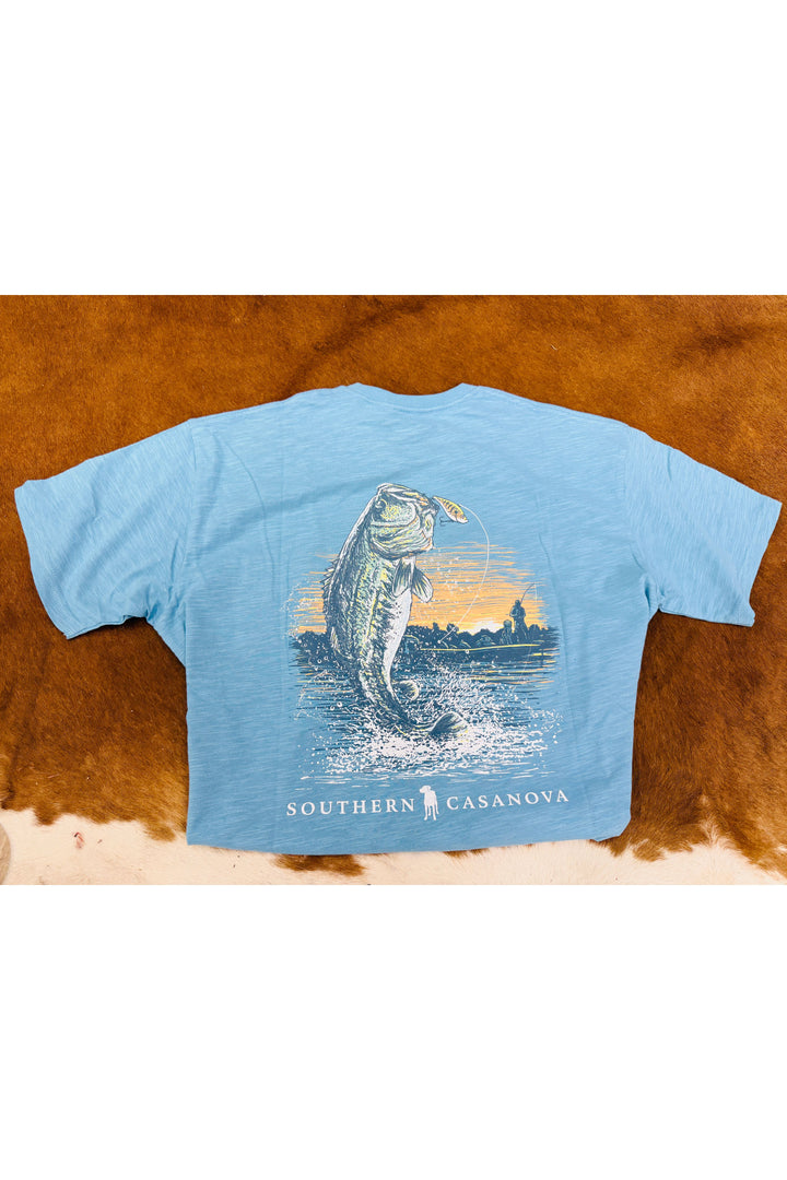 Southern Casanova | SS Bass Splash Tee