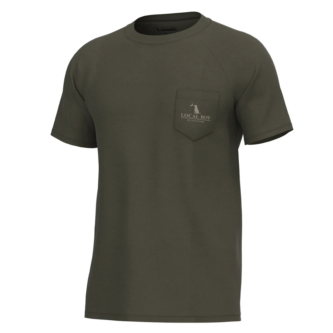 Local Boy | Youth Vintage ESTD Badge Short Sleeve Heather Performance Shirt