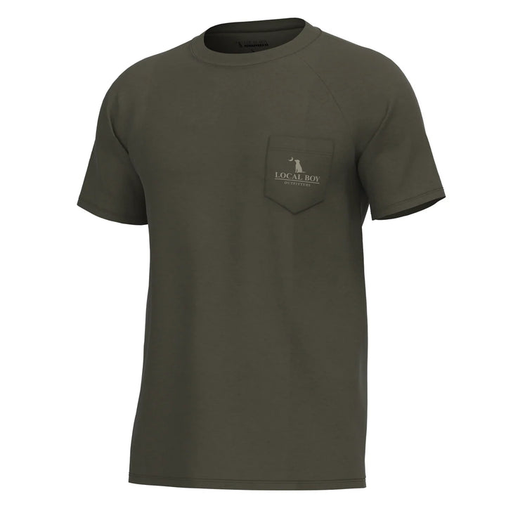 Local Boy | Youth Vintage ESTD Badge Short Sleeve Heather Performance Shirt