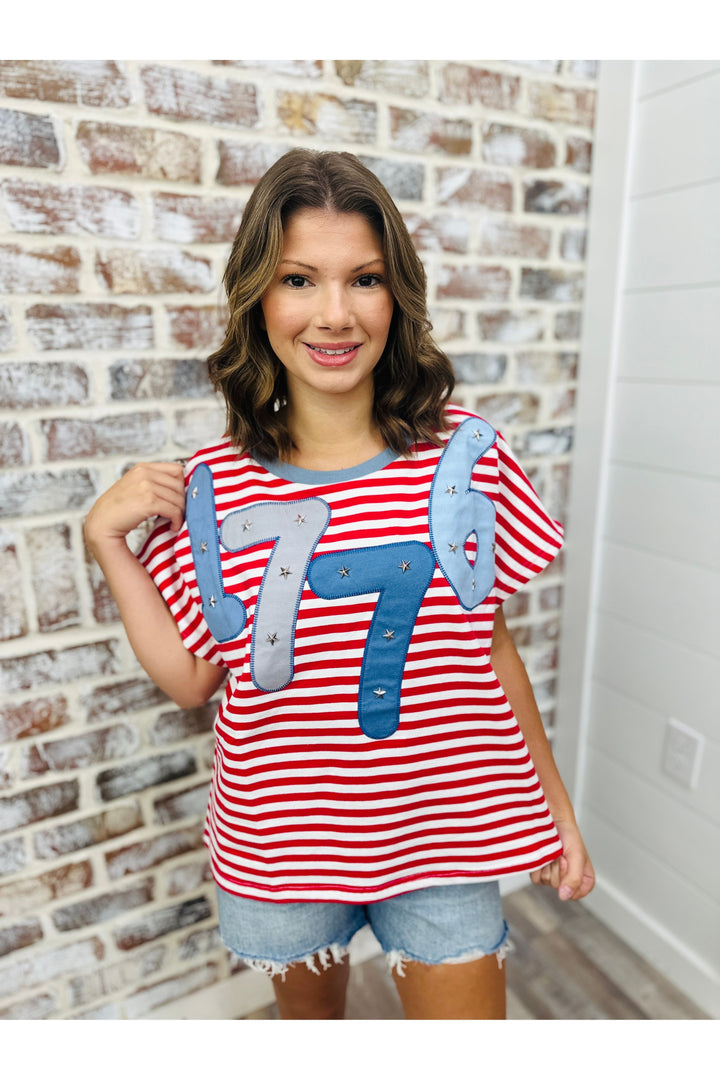 1776 Stripe Top