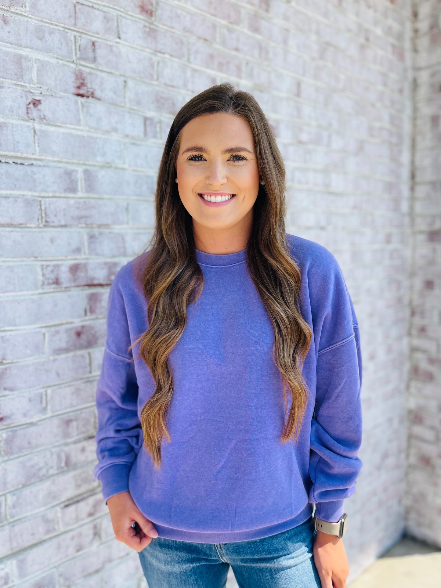 Lavender Crewneck Sweatshirt