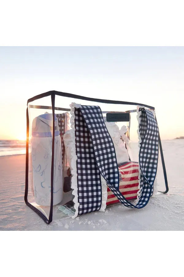 Case Mate | Jelly Tote Bag - Navy Gingham