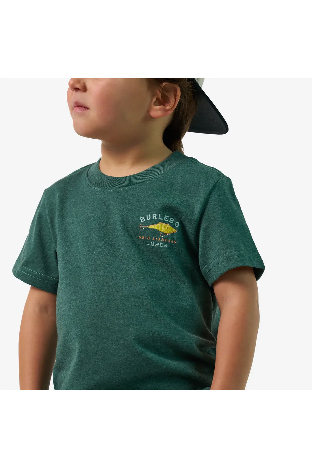 Youth Short Sleeve Tee - BURLEBO Lures - Forest Green