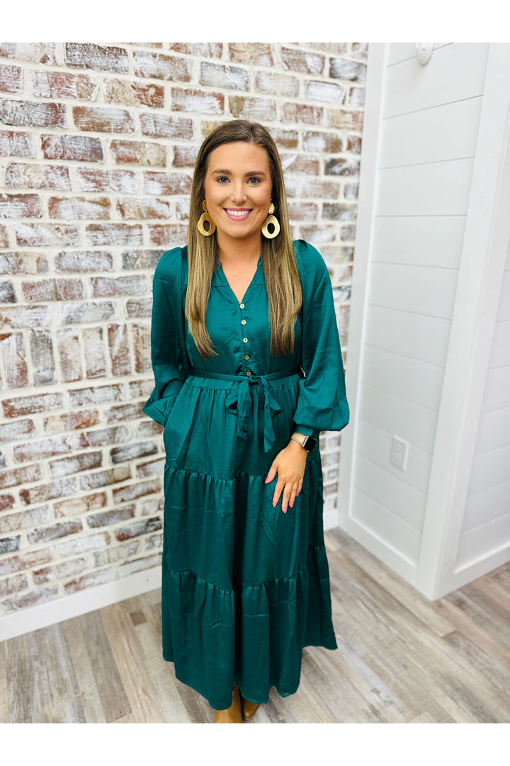 Mary Square | Emerald Moment Maxi Dress