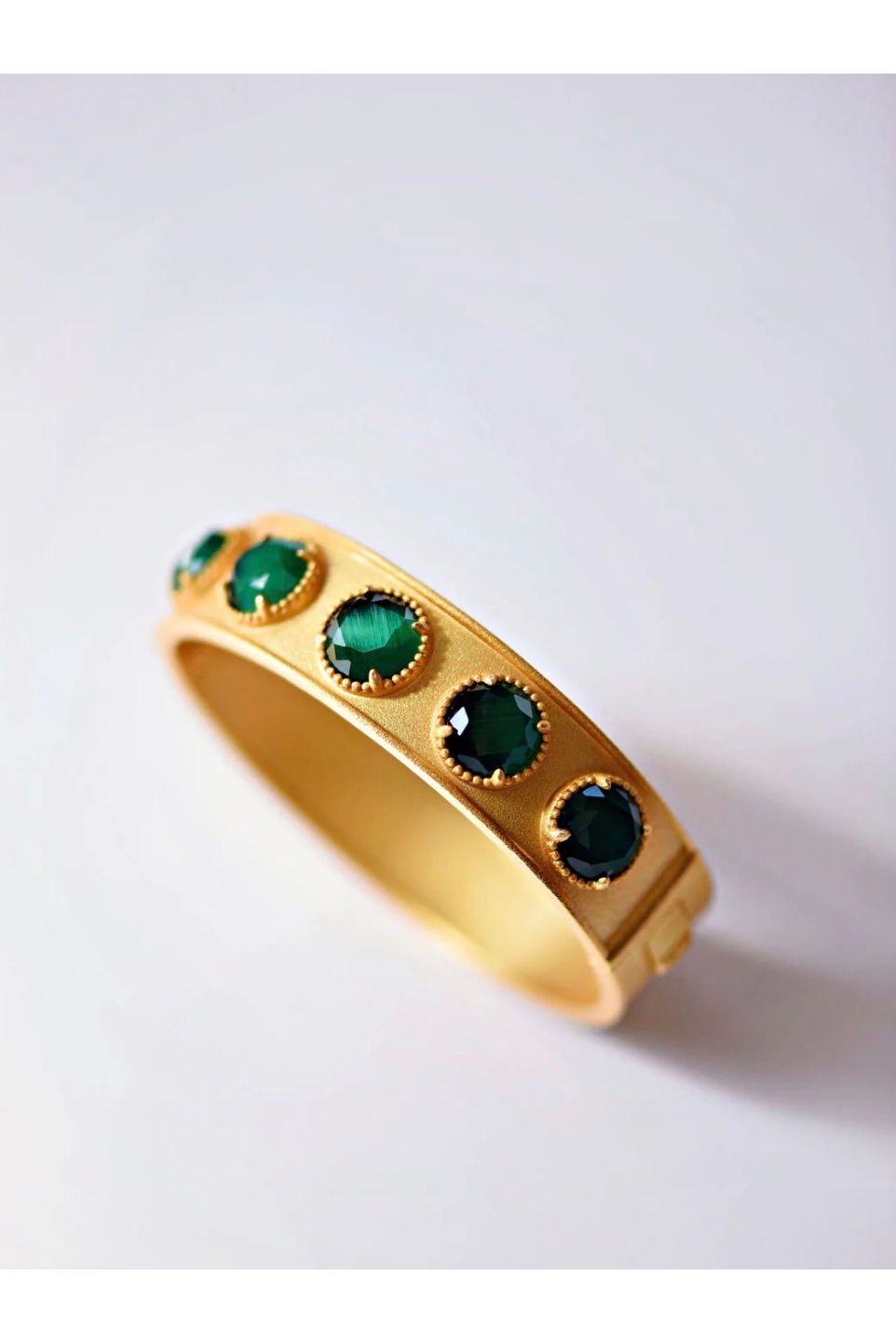 Tatum James | Clara Bangle - Emerald Green