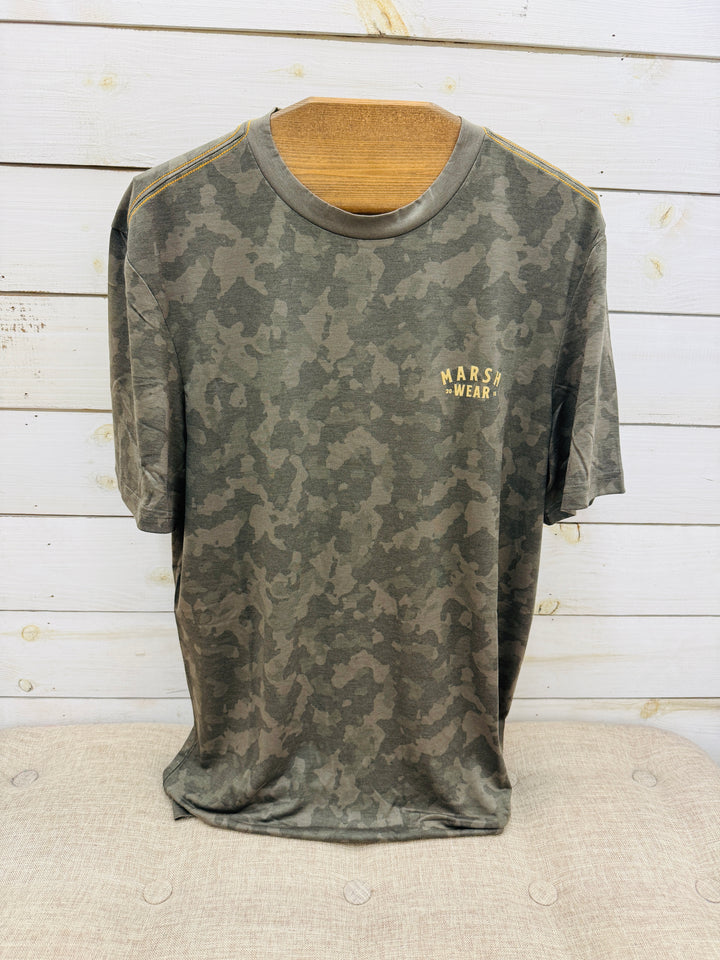 Marsh Wear | Stackhouse Hagood - Fossil Foxhole Camo Tee