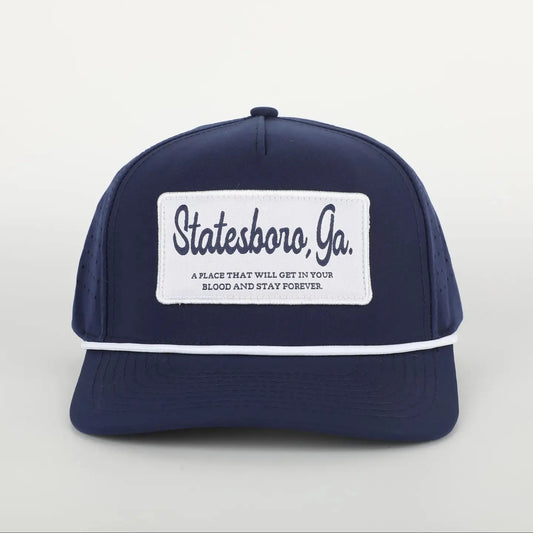 Statesboro, Ga Rope Hat with Patch