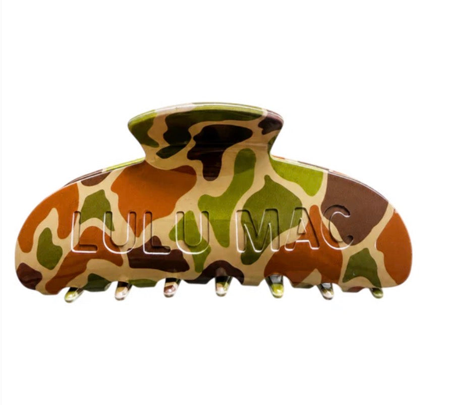 Lulu Mac | Dark Camo Hair Clip