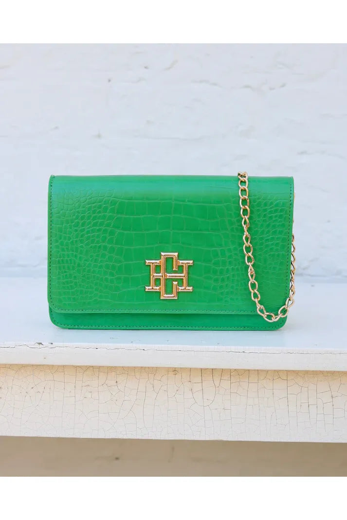 Bryn Clutch/Crossbody Kelly Green EC